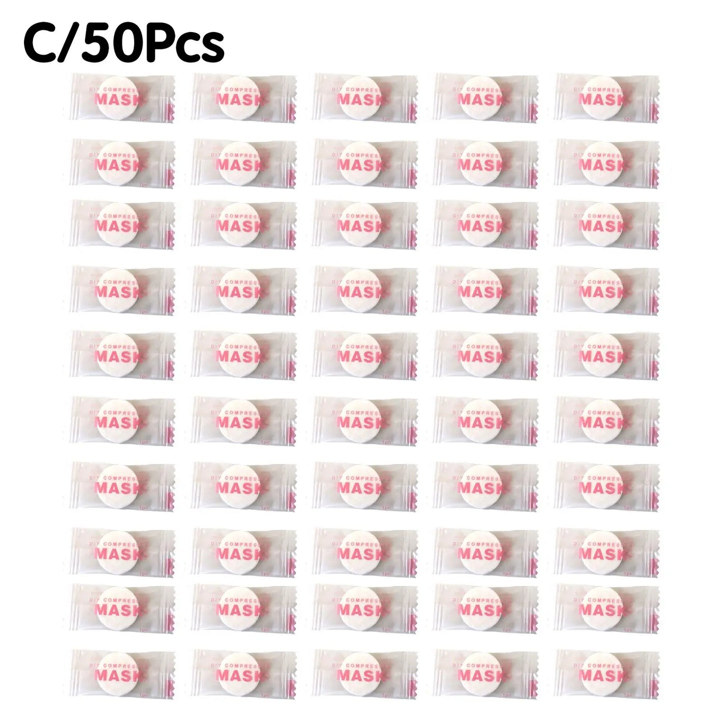 Nuevas Toallitas Faciales Comprimidas Desechables | 30/50 Piezas | Mascarillas Portátiles de Algodón Tipo Moneda | Toalla Facial de Tela No Tejida para Cuidado de la Piel