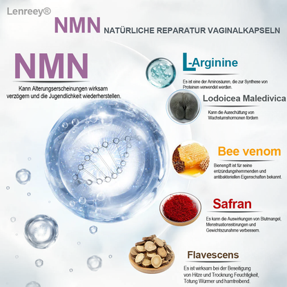 🍃GFOUK® Bee Venom NMN Natural Repair Vaginalkapseln [Bei allen vaginalen und hormonellen Problemen]