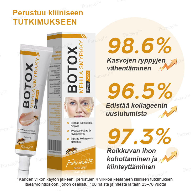 💎🍀Valmistettu ja lähetetty Suomesta ✅Furzero™ Botox-mehiläismyrkky ryppyjä poistava voide