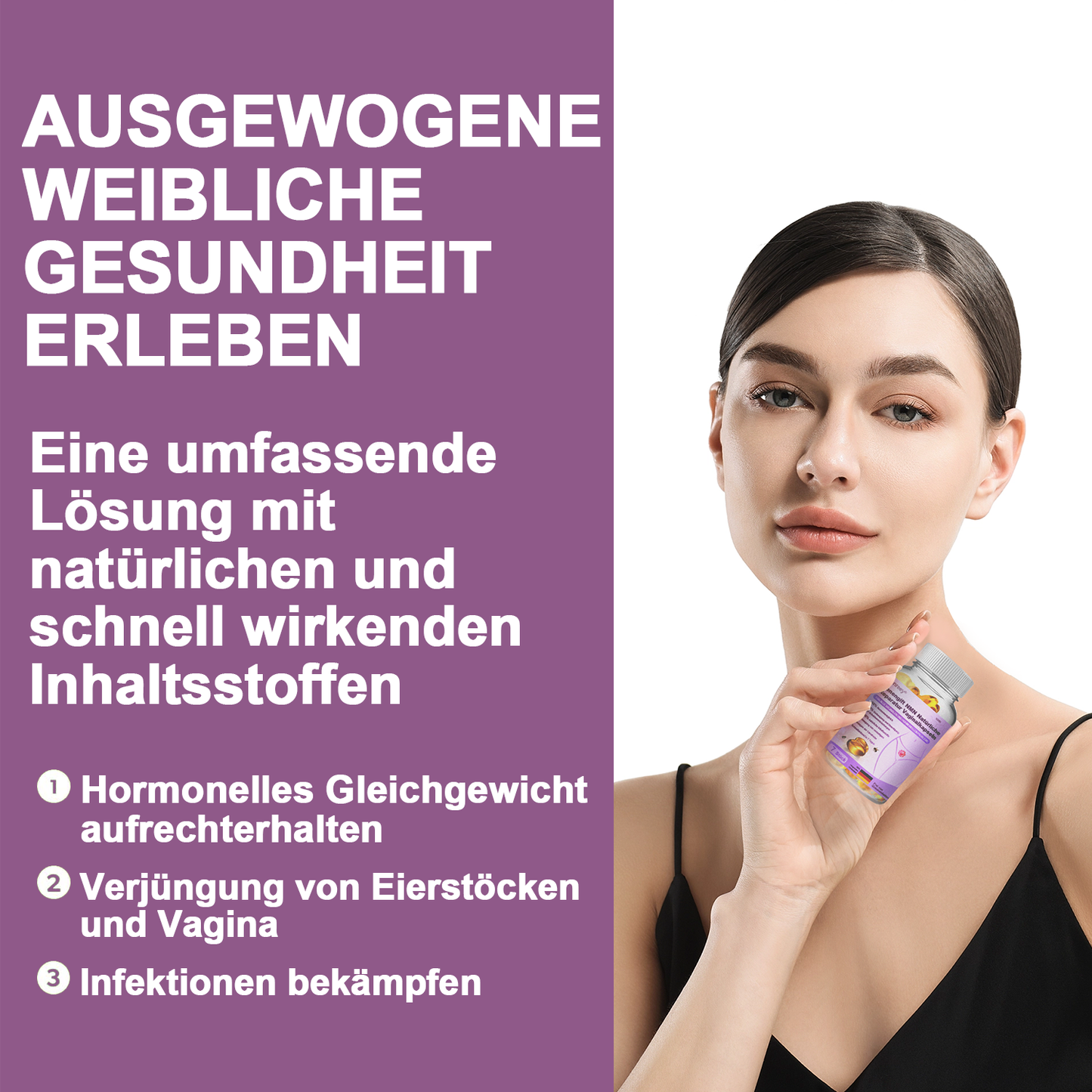 🍃GFOUK® Bee Venom NMN Natural Repair Vaginalkapseln [Bei allen vaginalen und hormonellen Problemen]