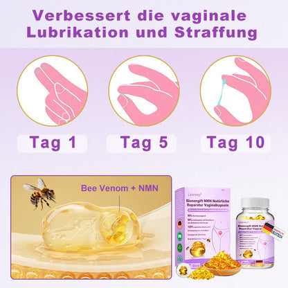 🍃GFOUK® Bee Venom NMN Natural Repair Vaginalkapseln [Bei allen vaginalen und hormonellen Problemen]