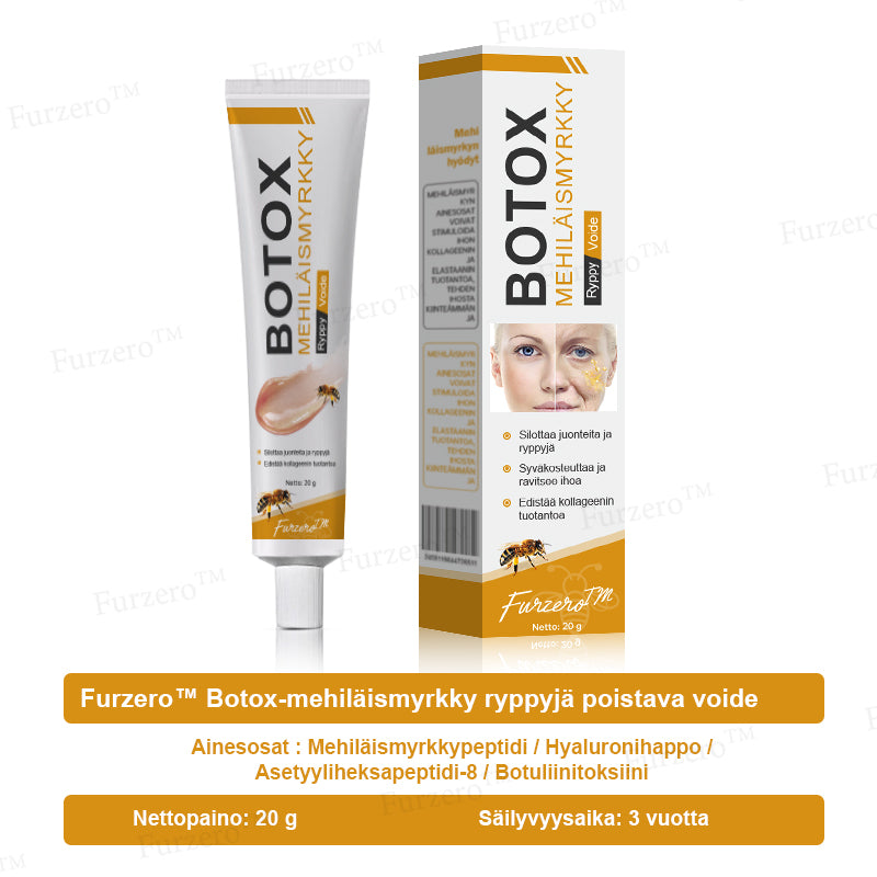 💎🍀Valmistettu ja lähetetty Suomesta ✅Furzero™ Botox-mehiläismyrkky ryppyjä poistava voide