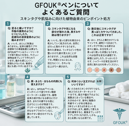 薬剤師もおすすめ🏆 GFOUK® 7日間 タグ＆スポットイレーサー🪄 （痛みゼロ・傷あとゼロを目指すローラーボールタイプ）👩‍⚕️