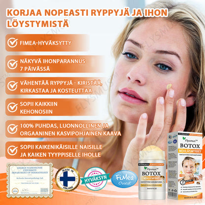✅👩‍🔬 Flysmus™ Botox Mehiläismyrkky Kiinteyttävä Seerumipuikko – (Valmistettu ja lähetetty Suomesta) VIIMEINEN PÄIVÄ – 70 % ALENNUS