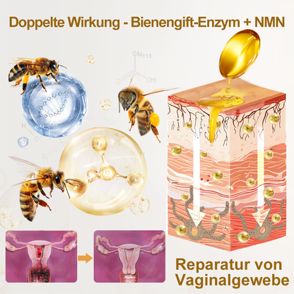 🍃GFOUK® Bee Venom NMN Natural Repair Vaginalkapseln [Bei allen vaginalen und hormonellen Problemen]