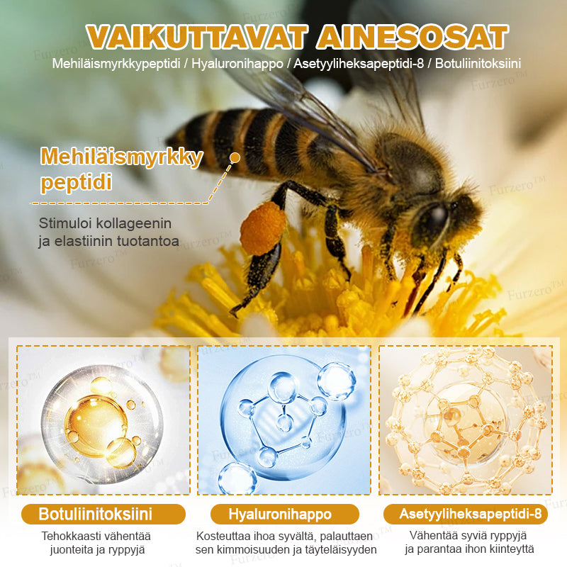💎🍀Valmistettu ja lähetetty Suomesta ✅Furzero™ Botox-mehiläismyrkky ryppyjä poistava voide