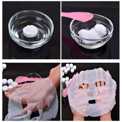 Nuevas Toallitas Faciales Comprimidas Desechables | 30/50 Piezas | Mascarillas Portátiles de Algodón Tipo Moneda | Toalla Facial de Tela No Tejida para Cuidado de la Piel