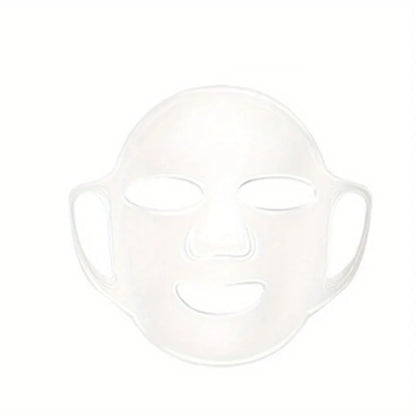 Cubierta de Mascarilla de Silicona | Fijación con Sujeción en las Orejas | Mejora la Absorción de la Esencia e Hidratación | Herramienta Reutilizable para el Cuidado Facial