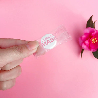 Nuevas Toallitas Faciales Comprimidas Desechables | 30/50 Piezas | Mascarillas Portátiles de Algodón Tipo Moneda | Toalla Facial de Tela No Tejida para Cuidado de la Piel
