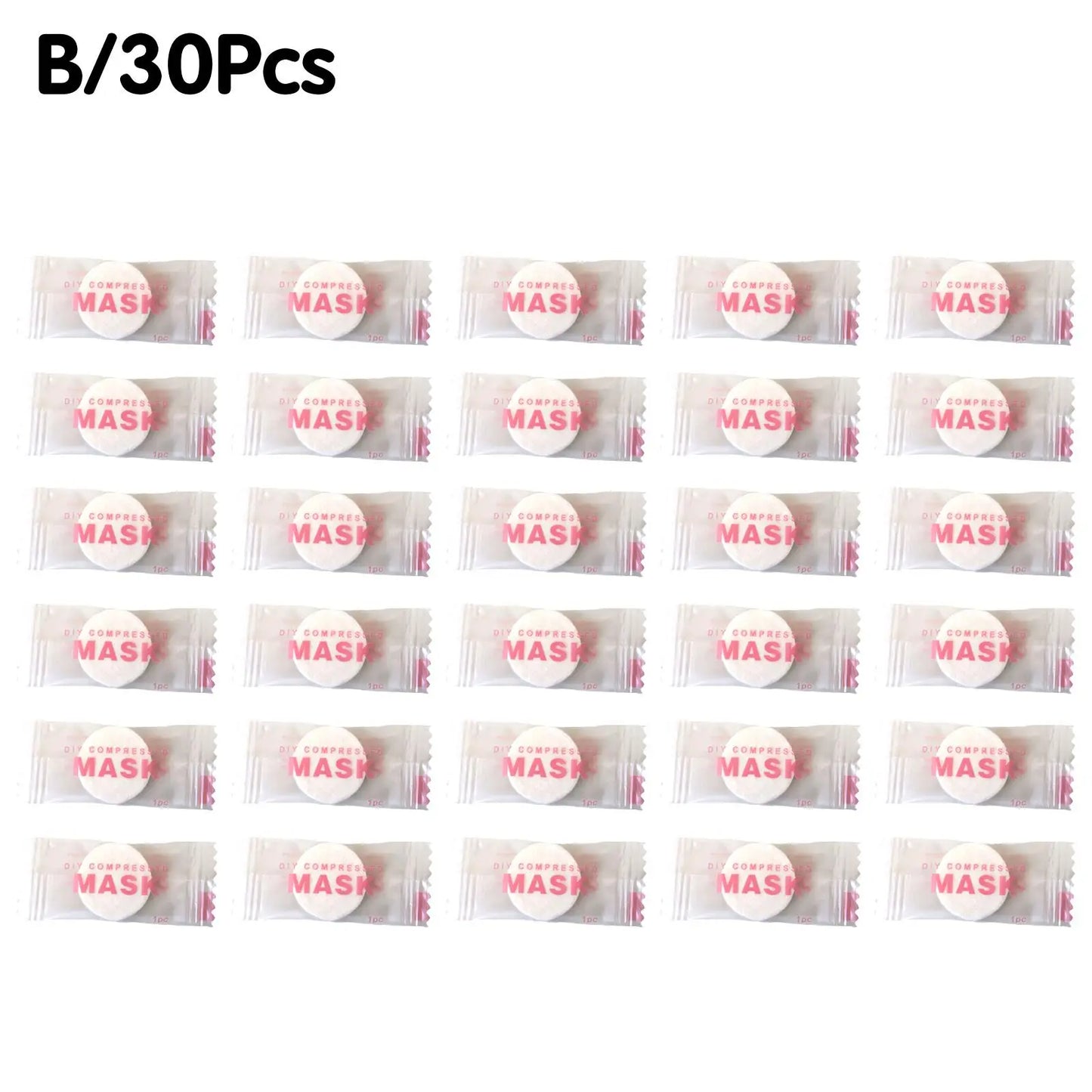 Nuevas Toallitas Faciales Comprimidas Desechables | 30/50 Piezas | Mascarillas Portátiles de Algodón Tipo Moneda | Toalla Facial de Tela No Tejida para Cuidado de la Piel