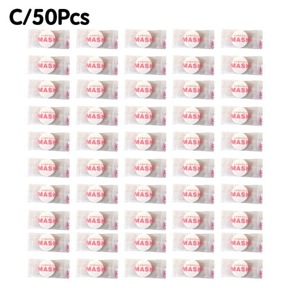 Nuevas Toallitas Faciales Comprimidas Desechables | 30/50 Piezas | Mascarillas Portátiles de Algodón Tipo Moneda | Toalla Facial de Tela No Tejida para Cuidado de la Piel